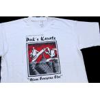 90s USA製 Master Hammond's Pak's Karate Above everyone Else 空手 アート Tシャツ 白 L★オールド ビンテージ カラテ 武道 格闘技