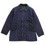 *00s Roo любитель производства Barbour Bab a-CLASSIC ESKDALE JACKET tartan проверка подкладка стеганная куртка темно-синий M* евро пальто 