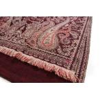 LAUREN ラルフローレン ペイズリー柄 ストール★ショール マフラー エスニック ボヘミアン フリンジ ロゴ刺繍