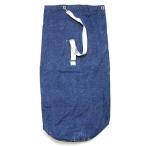 70s UNKNOWN уголок имеется Denim большая спортивная сумка * Vintage Old морской sailor милитари индиго переделка 