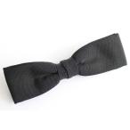  Vintage одноцветный зажим тип бабочка галстук чёрный *21 bow Thai Piaa nes черный party формальный 