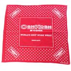 80s USA производства OSHKOSH B'GOSH точка рисунок хлопок бандана красный *02 Vintage носовой платок Work Polka полька-дот узор красный UNION MADE