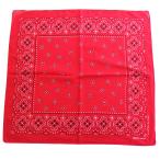 60s WASHFAST COLORS RN32557 цветок рисунок хлопок бандана красный *51 Vintage носовой платок JOSEPH PECK цветочный принт уголок имеется 