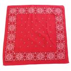 60s WASHFAST COLORS RN14193 clover рисунок хлопок бандана красный *102 Vintage носовой платок WAMCRAFT цветочный принт цветок leaf уголок имеется 