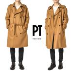 PT TORINO ピーティートリノ / トレンチコート ラグランスリーブ アウター ウール ナイロン ライト ブラウン / メンズ / セール対象