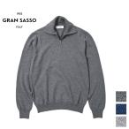 GRAN SASSO グランサッソ / ヴァージンウール100% スタンドカラーハーフジップニットセーター / セール対象
