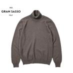 ショッピングセール対象 GRAN SASSO グランサッソ / ヴァージンウールカシミヤハイゲージニットタートルネックセーター ブラウン / セール対象