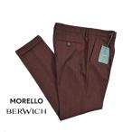 BERWICH ベルウィッチ / MORELLO ヴァージンウールフランネル ワンタックスラックス / セール対象