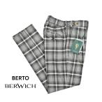 BERWICH ベルウィッチ / BERTO ストレッチウールコットン ワンタックスラックス / セール対象