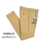BERWICH ベルウィッチ / MORELLO ストレッチコットン ノータックチノスラックス / セール対象
