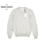 GRAN SASSO グランサッソ / カシミヤ100% クルーネックハイゲージニットセーター / セール対象