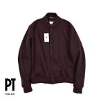ショッピングセール対象 PT TORINO ピーティートリノ / メルトンウール バーシティジャケット ワインレッド / セール対象