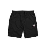COLMAR スウェットショーツ ハーフパンツ セットアップ対応 コットン ナイロン ロゴワッペン ブラック