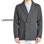 ショッピングセール対象 LARDINI ラルディーニ / コットン100% 6Bダブルニットジャケット グレー / セール対象