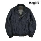 MOORERm-re-/ FALERI-TRT полиэстер 100% стеганое полотно с хлопком блузон ACQUA RESISTANT водоотталкивающий темно-синий / мужской / распродажа объект 
