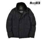 ショッピングセール対象 MOORER ムーレー / SIRO-KN ストレッチナイロン スタンドカラーダウンジャケット 撥水 ネイビー / セール対象