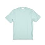 GRAN SASSO グランサッソ / スムースコットン 100% 半袖 Tシャツ クルーネック ナチュラルストレッチ ライトグリーン / メンズ / セール対象
