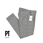 PT TORINO ピーティートリノ / MASTER FIT ストレッチウール ワンタックテーパードパンツ グレー / メンズ / セール対象