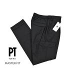 PT TORINO ピーティートリノ / MASTER FIT ストレッチウール テーパードカーゴパンツ ブラック / メンズ / セール対象