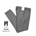 PT TORINO ピーティートリノ / Travel SKINNY FIT 高機能ストレッチウール ノータックスキニースラックス グレー / メンズ / セール対象
