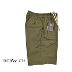 BERWICH ベルウィッチ / BER_MUDA ストレッチコットン ドローコード付きカーゴショーツ カーキグリーン / メンズ / セール対象