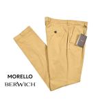 BERWICH ベルウィッチ / MORELLO ストレッチコットンチノ ワンタックスリムスラックス / セール対象