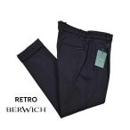BERWICH ベルウィッチ / RETRO TECH ストレッチウール ワンタックジャージースラックス / セール対象