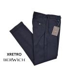 BERWICH ベルウィッチ / XRETRO-GD ストレッチコットン ワンタックパンツ (製品染め) / セール対象