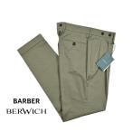 BERWICH ベルウィッチ / BARBER ストレッチコットン ツータックスラックス / セール対象