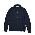 ショッピングセール対象 GRAN SASSO グランサッソ / コットン100% 鹿の子ポロシャツ ネイビー / セール対象