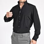 ショッピングセール対象 ORIAN オリアン / FUNCTIONAL GARMENT 高機能ストレッチナイロン スタンドカラーシャツ ブラック / 25-26AW新作 / セール対象