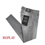ショッピングセール対象 REPLAY リプレイ / BRONNY ストレッチデニム スーパースリムフィットジーンズ MA934 グレー / セール対象