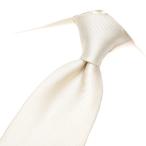 BARBA バルバ  / ネクタイ ソリッドタイ セッテピエゲ シルク100% ホワイト / セール対象