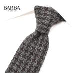 BARBA bar ba/ галстук вязаный галстук cucito a mano рука .. покрой шерсть кашемир тысяч птица .. Brown / распродажа 