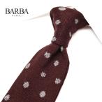 BARBA bar ba/ галстук вязаный галстук шелк кашемир точка wine red / распродажа 