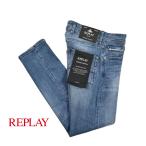 REPLAY リプレイ / GROVER ストレッチデニム ストレートフィットジーンズ MA972Z ブルー / セール対象
