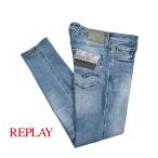 SALE｜REPLAY リプレイ / ANBASS ストレッチデニム スリムフィットジーンズ M914 ライトブルー / セール対象