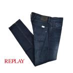 SALE｜REPLAY リプレイ / ANBASS ストレッチデニム スリムフィットジーンズ MA914 ブルー / セール対象