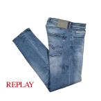 ショッピングセール対象 SALE｜REPLAY リプレイ / GROVER ストレッチデニム ストレートフィットジーンズ M914Y ブルー / セール対象