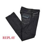 ショッピングセール対象 REPLAY リプレイ / WAITOM ストレッチデニム レギュラーフィットジーンズ M983 ネイビー / セール対象