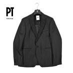 ショッピングセール対象 PT TORINO ピーティートリノ / ウール混1Bシングルテーラードジャケット ブラック / セール対象