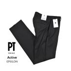 PT TORINOpi- чай tolino/ Active EPSILON стрейч шерсть no- tuck брюки черный / распродажа объект 