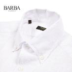BARBA バルバ / CULTO ドレスシャツ カジュアルシャツ ボタンダウン 長袖 コットン100% 刺繍 花柄 ホワイト / セール対象