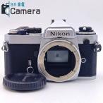 【中古】 Nikon FE シルバー シャッター 露出 動作 ニコン ボディキャップ付