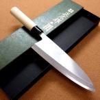 包丁 出刃包丁 21cm (210mm) 正広作別撰 関の刃物 ハガネ 黄紙 白木ハンドル 右利き 片刃包丁 日本製