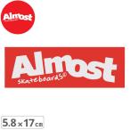 スケボー ステッカー ALMOST オルモスト BOX LOGO 5.8cm x 17.1cm NO102