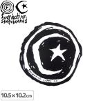 ファンデーション FOUNDATION スケボー ステッカー STAR & MOON STICKER 10.5cm×10.2cm NO8