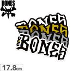 スケボー スケートボード BONES ステッカーボーンズ ステッカー BONES WHEELS STICKER 17.8cm x 6.5cm NO50