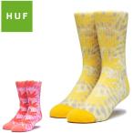 HUF ソックス ハフ 靴下 スケボー スケートボード DIGITAL DYE PLANTLIFE SOCK オレンジ×ピンクタイダイ NO54