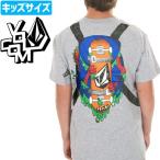 スケボー スケートボード ボルコム Tシャツ キッズ VOLCOM BACKPACKING-IT TEE YOUTH ボーイズサイズ ヘザー グレー NO60